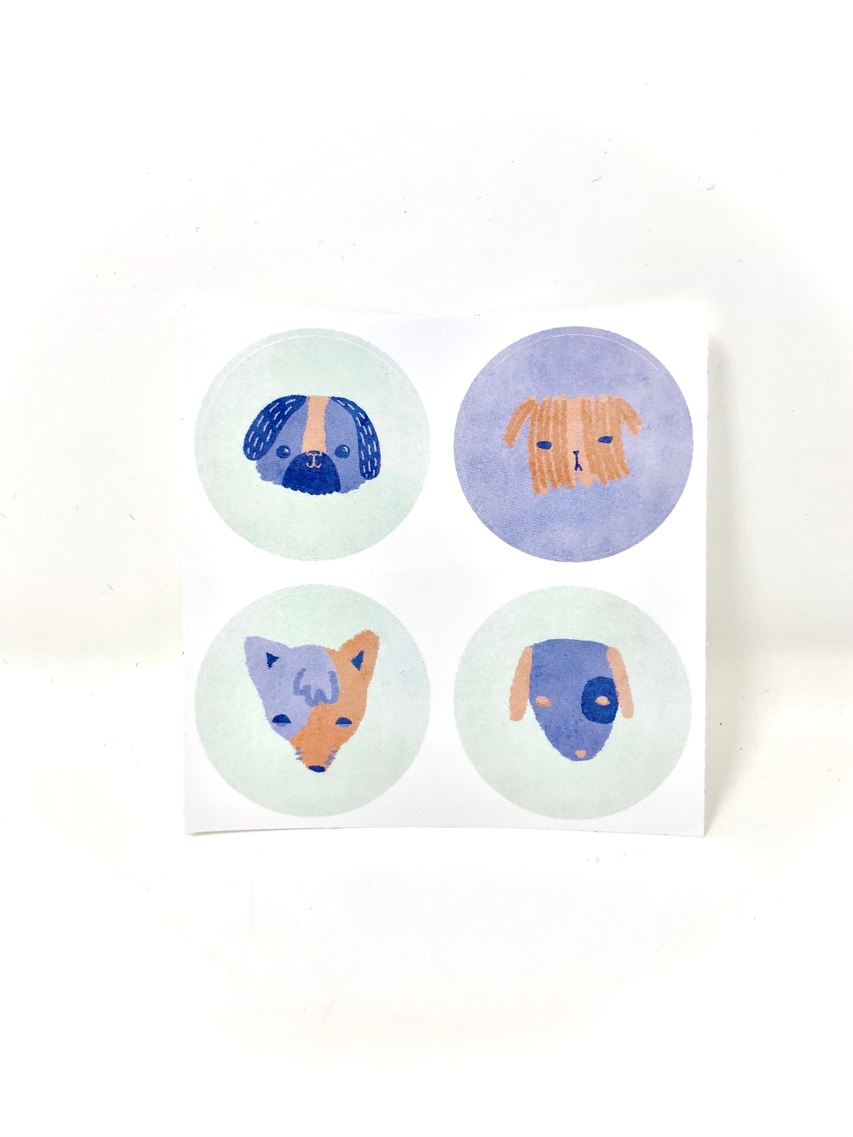 Pastel Doggos Sticker Set
