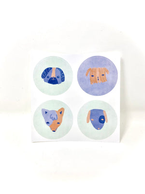 Pastel Doggos Sticker Set