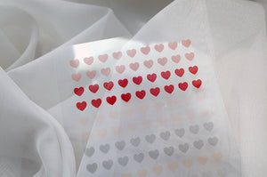 no. 1655: Mini Heart Stickers